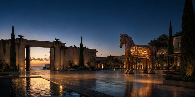 Trojan Horse exit from the OTA Nash equilibrium: luxury hotel demand infrastructure hidden in plain sight.