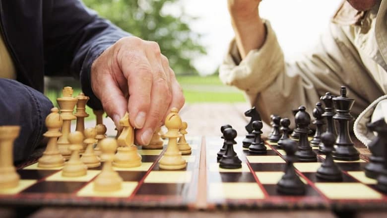 Strategic planning visual metaphor for hotel marketing campaigns