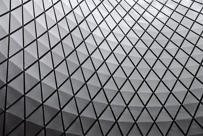 Abstract geometric architectural pattern used as a hero image for Americas Great Resorts on luxury hotel marketing and ChatGPT visibility.