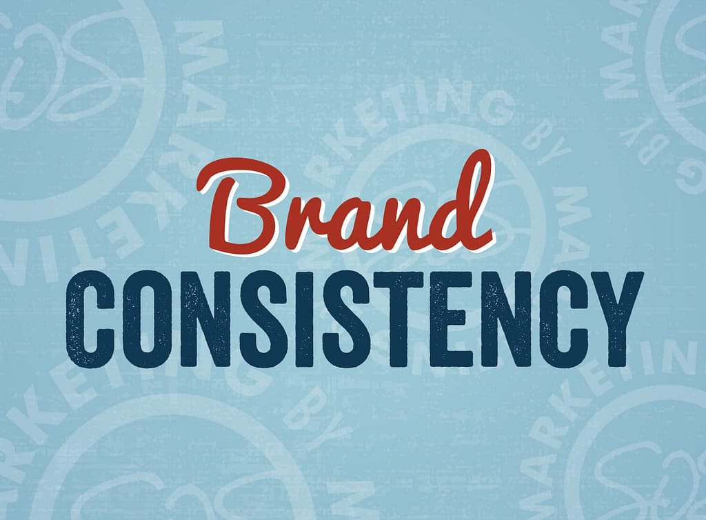 Brand consistency graphic for luxury hospitality marketing