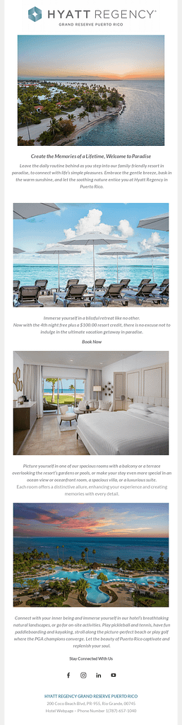 Exterior branding shot of a Hyatt Regency hotel property