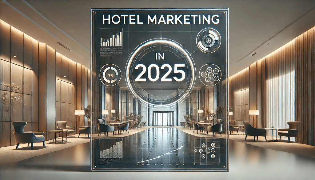 Hotel Marketing futuristic AI office
