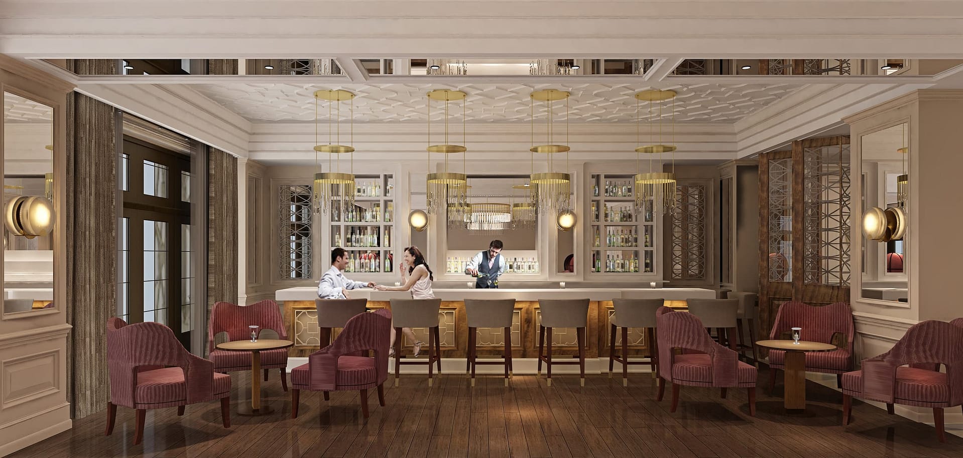 Scenic promotional image of Hotel Bennett’s elegant southern charm