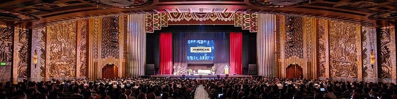 Networking event visual at a luxury hospitality conference