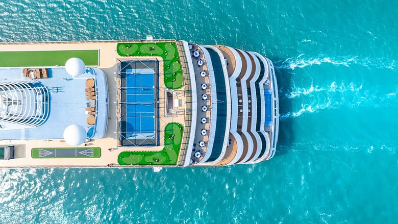 Cruise travel outlook image for luxury voyage marketing