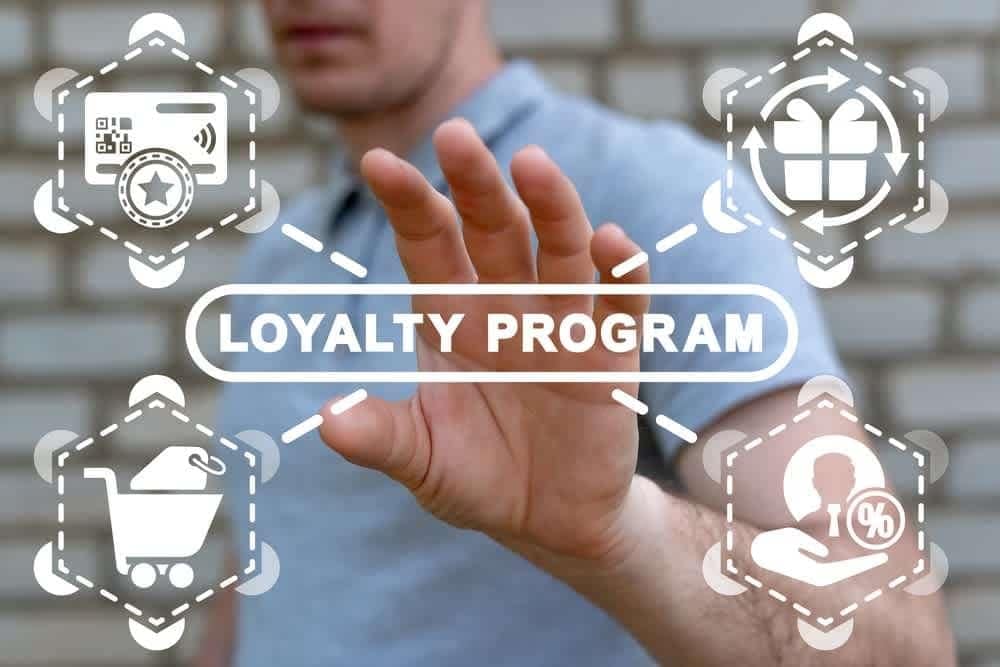 Luxury hotel loyalty program concept
