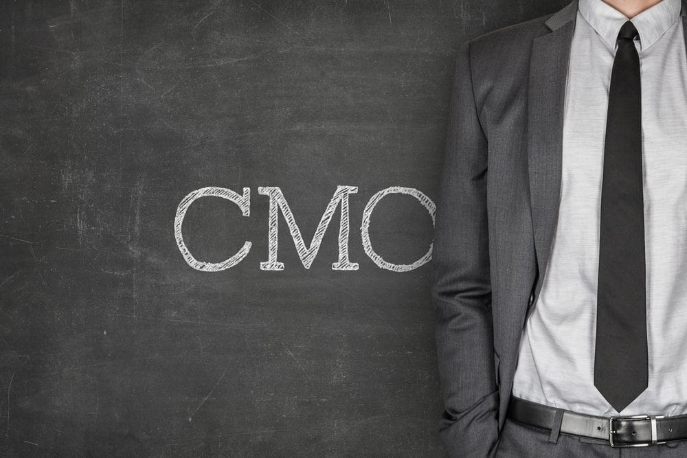 Luxury hotel CMO or VP marketing at work